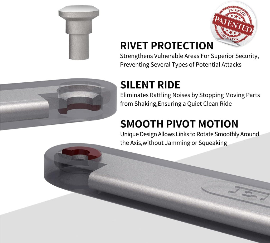 Compact Folding Bike Lock Pack of 2 X954561