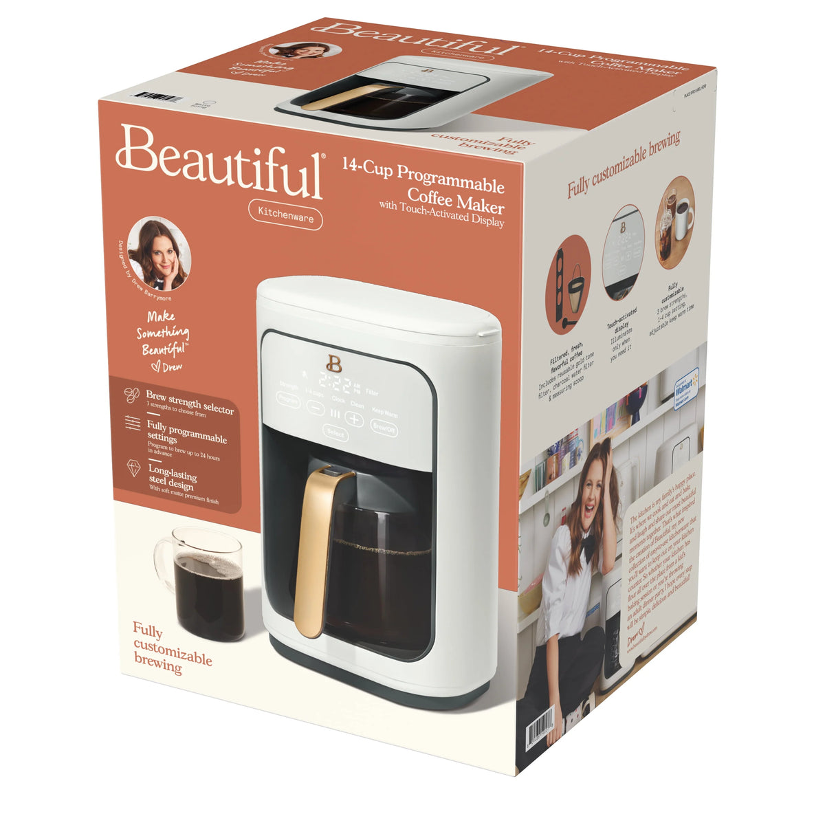 14-Cup Programmable Drip Coffee Maker with Touch-Activated Display M6742