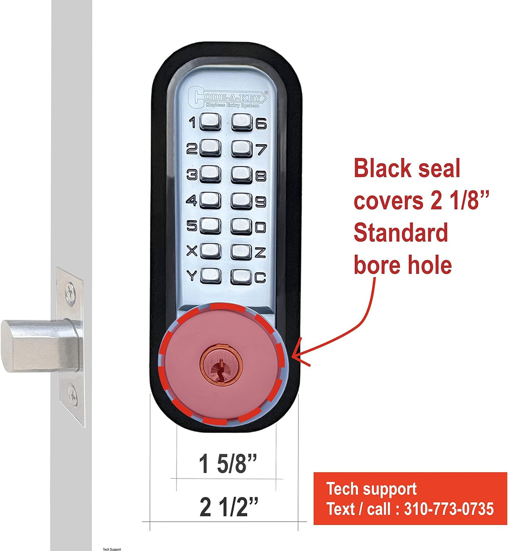 Chrome Mechanical Deadbolt Door Lock C1768