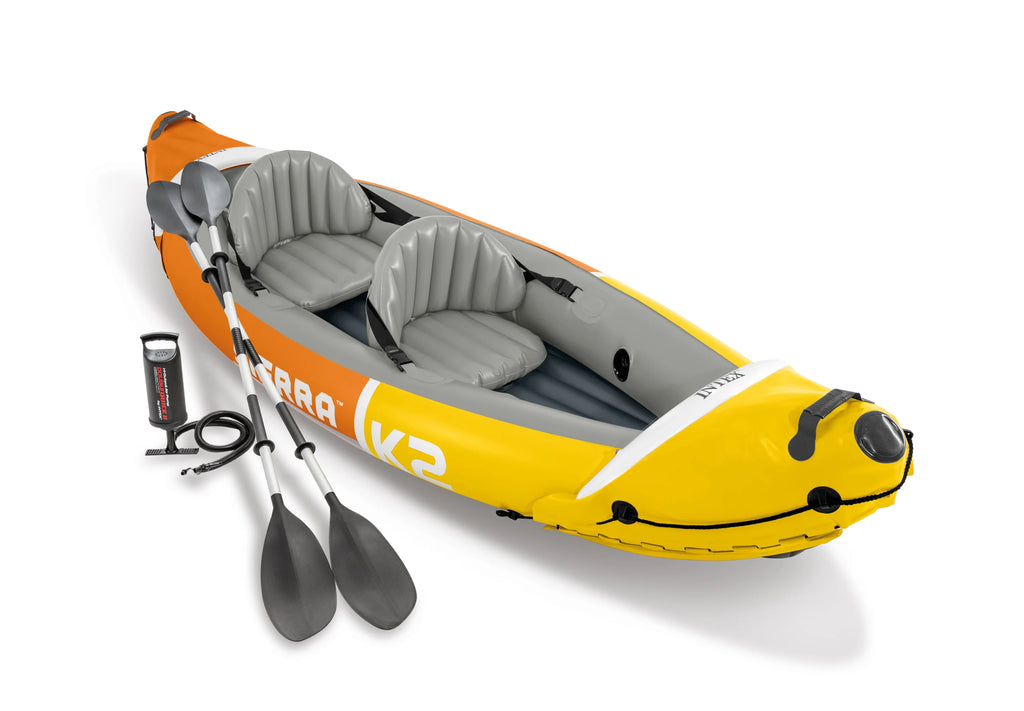2-Person Inflatable Fishing Kayak with Oars and Hand Pump M399