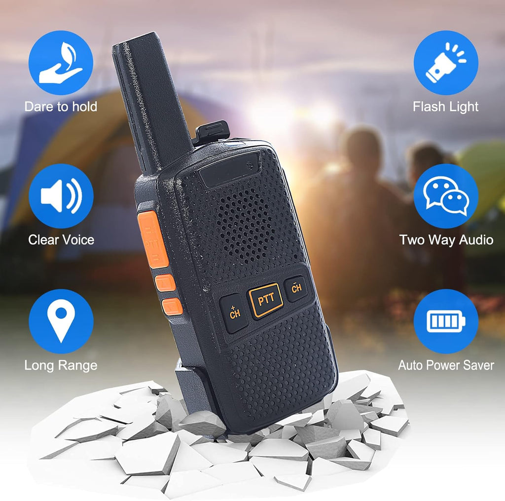 Wireless Intercom System 1.5 Mile Two Way Radio 2 Pack S827
