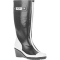 Women's Two-tone Wedge Rain Boot C424701