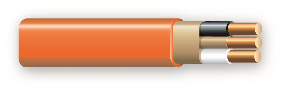 10/2 NM-B Solid Wire with Ground, Orange F2950