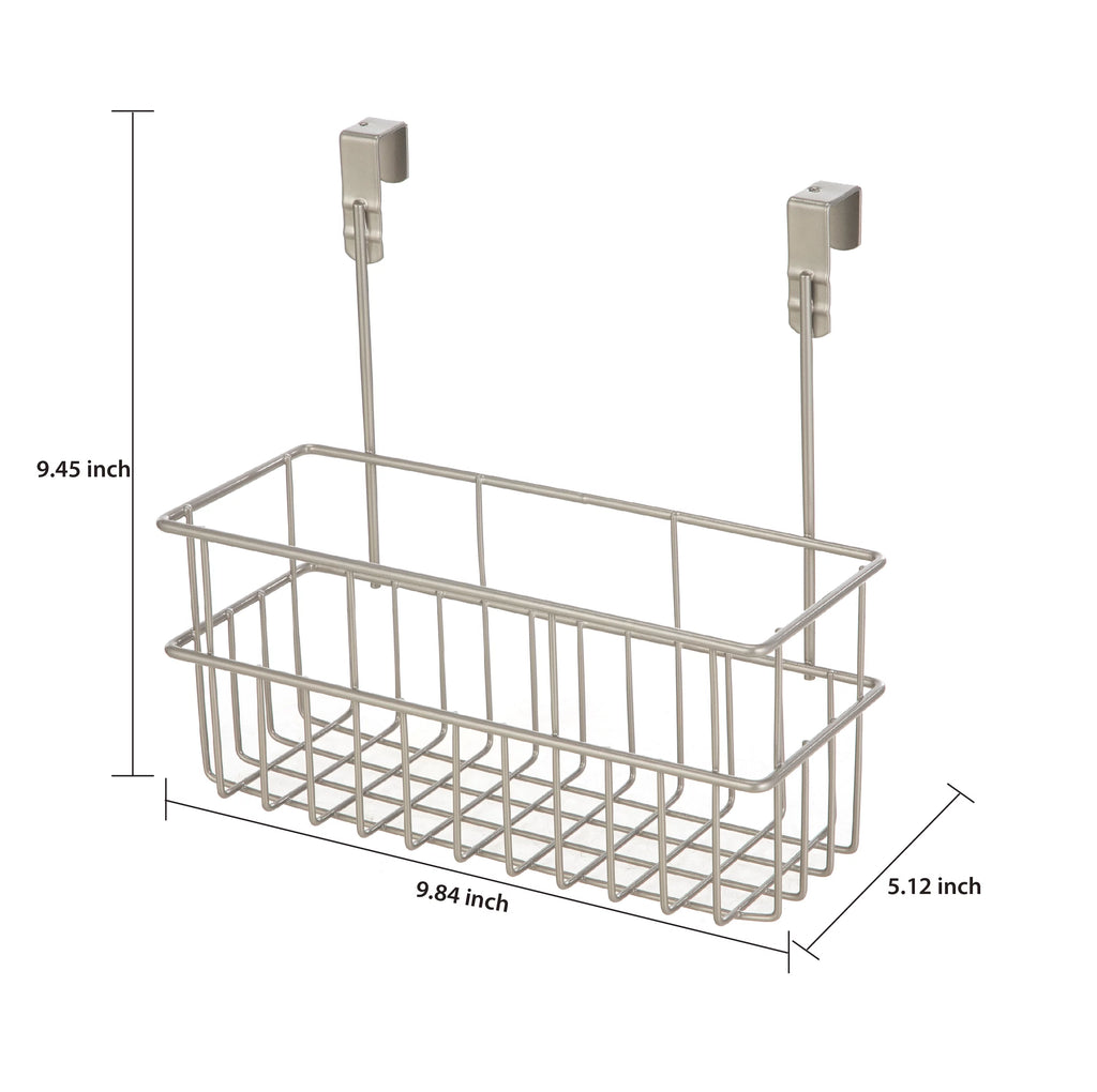 4 Piece Steel Satin Nickel Bath Shelves Set H191