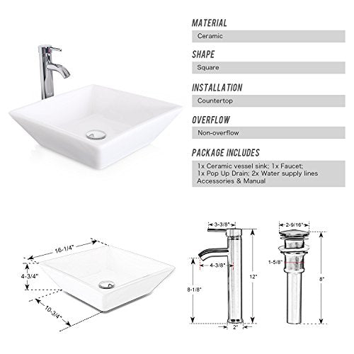60" Double Bathroom Vanity with Porcelain White Sink I41585
