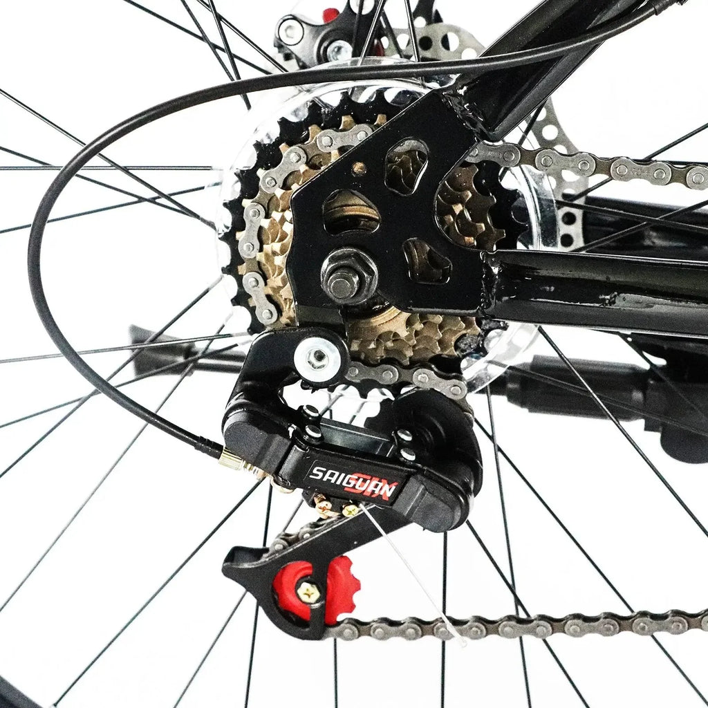 26 Inch 21 Speed Red Black Mountain Bike C144215