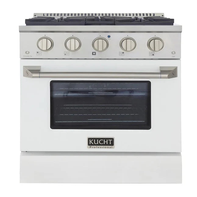 30 in. Natural Gas Range with White Door N649