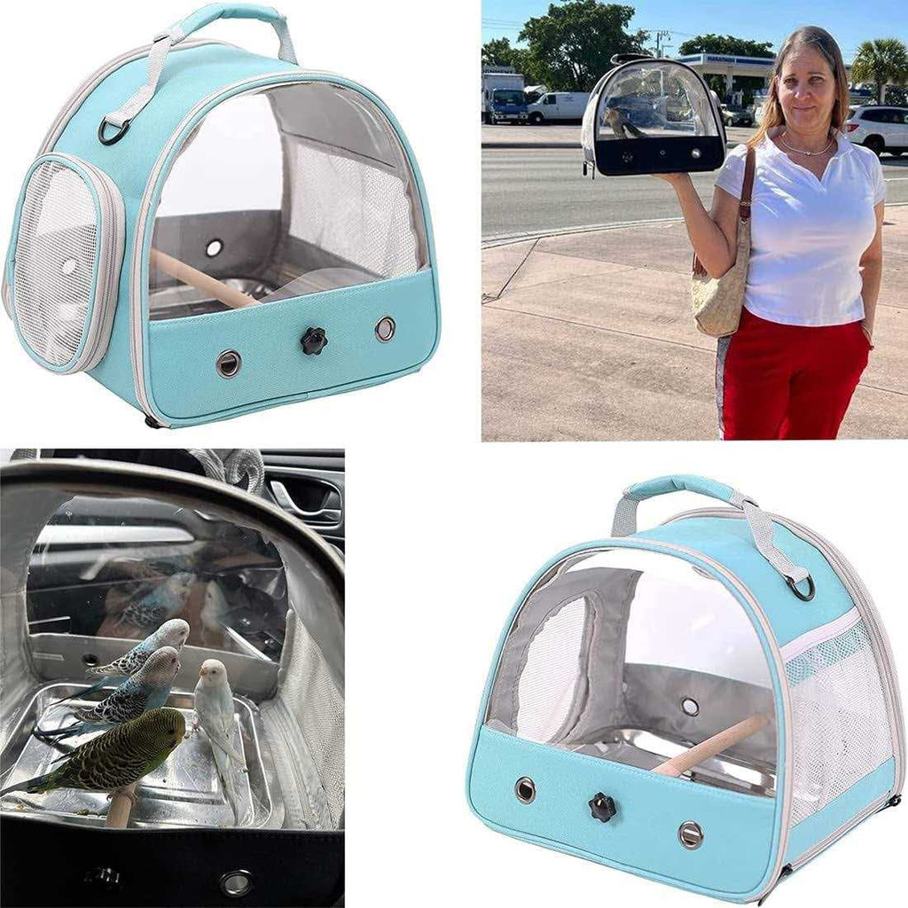 Small Bird Cage with Standing Perch and Stainless Steel Tray T84016