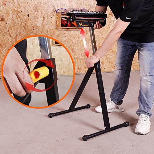 Roller Support Stand 132 Lbs Load Capacity Twin Pack O107