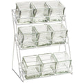 3-Tier Wire Rack with 9 Jars V2349