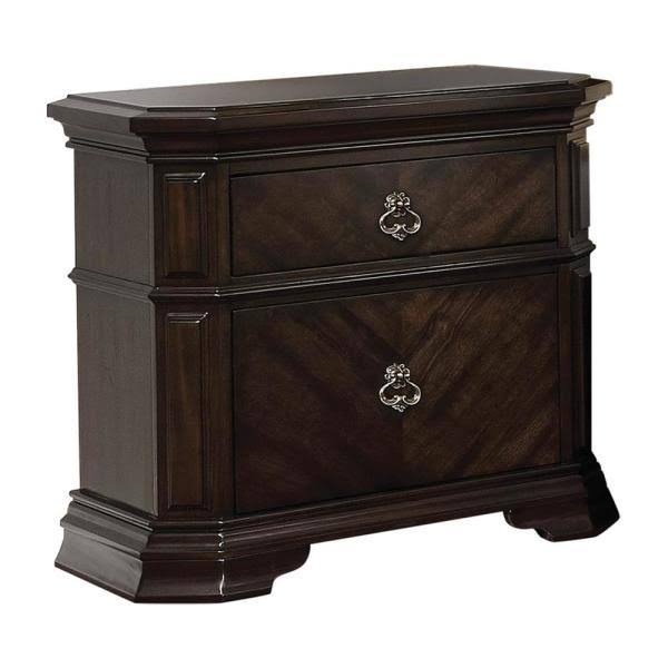 Espresso 2-Drawer Nightstand K101168