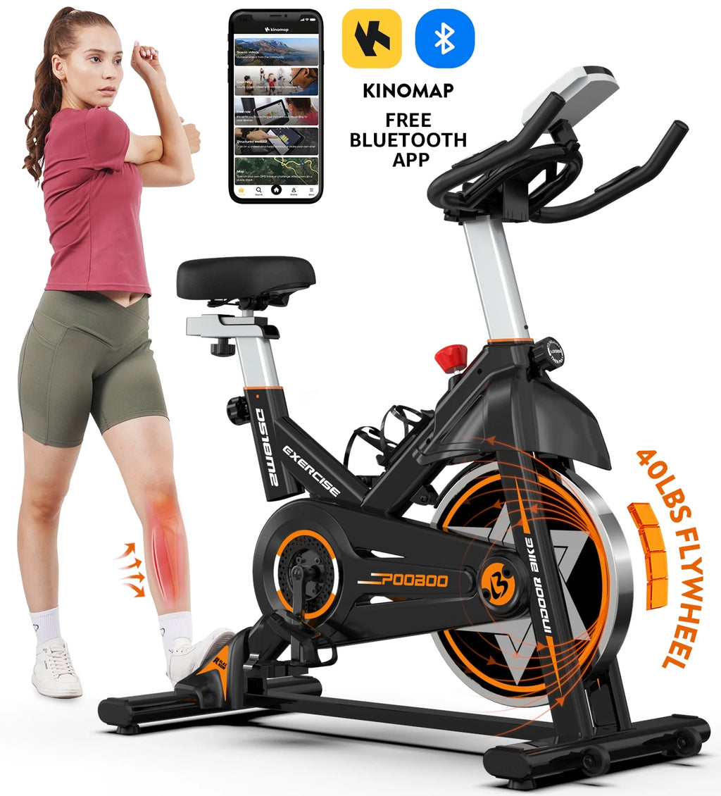 Indoor Cycling Bike Stationary Magnetic Resistance 35lbs B524725