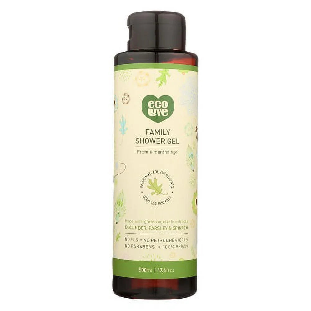 Green Vegetables Extracts Shower Gel, 17.6 Oz, 3 Pack O8946