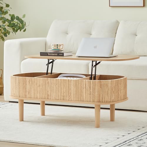 Lift Top Coffee Table with Hidden Compartment A261713