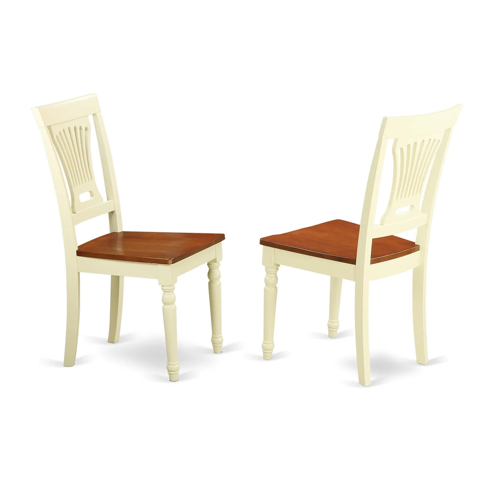 3 Pieces Drop Leaf Wood Kitchen Table Set H977