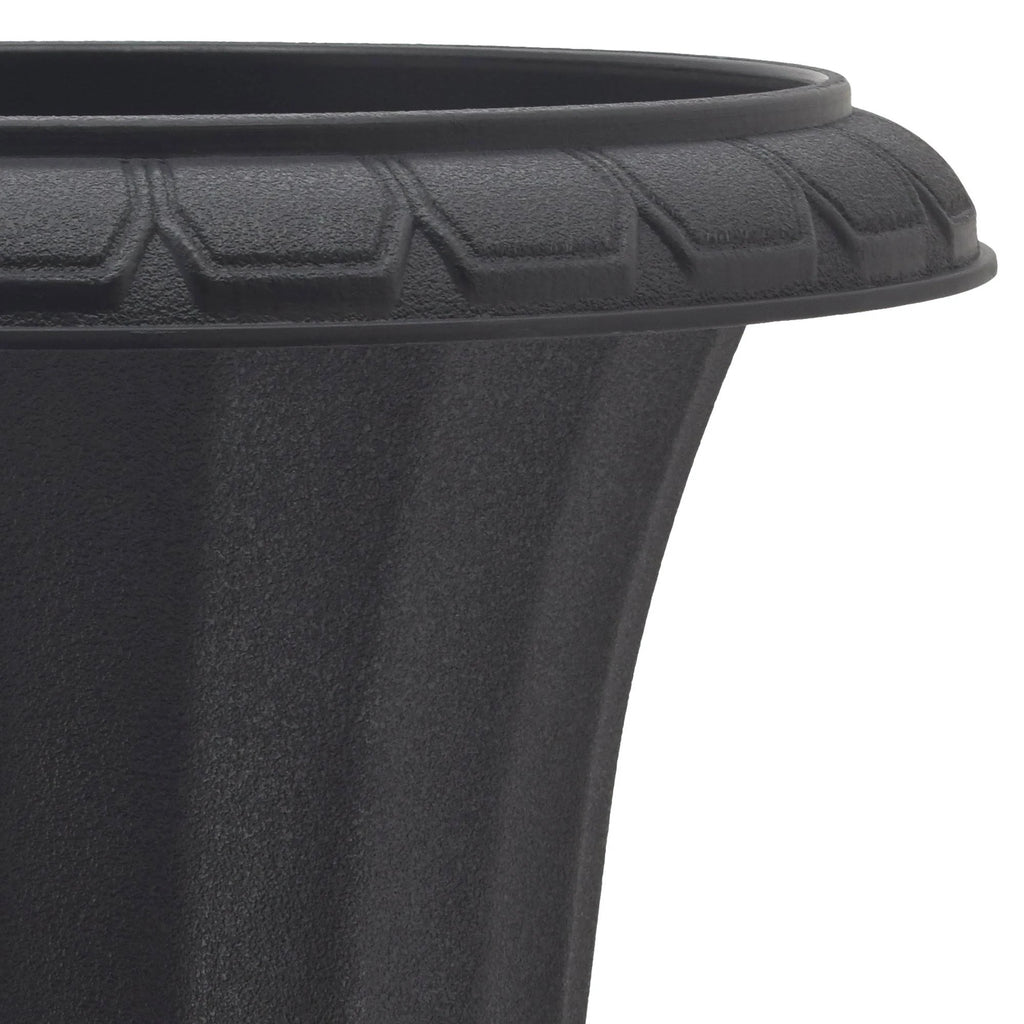 Black Plastic Urn Pack of 2 M378