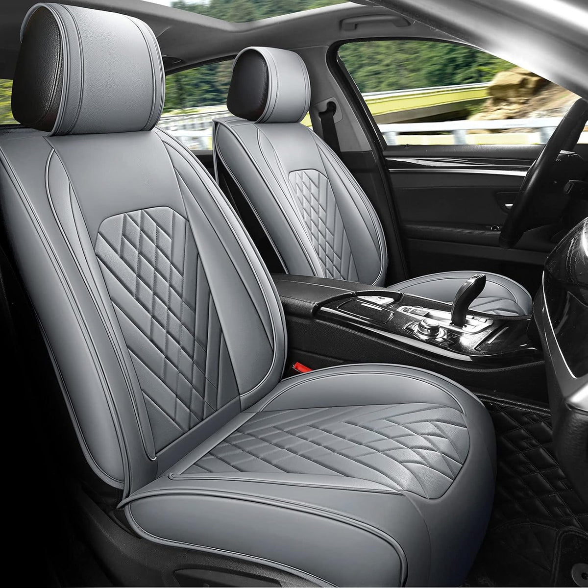 Leather Waterproof Car Seat Cover Full Set S41469