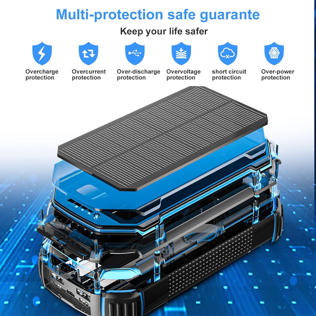 36000mAh Qi Wireless Solar Power Bank L967454