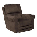 Chocolate Fabric Power Recliner Y4074