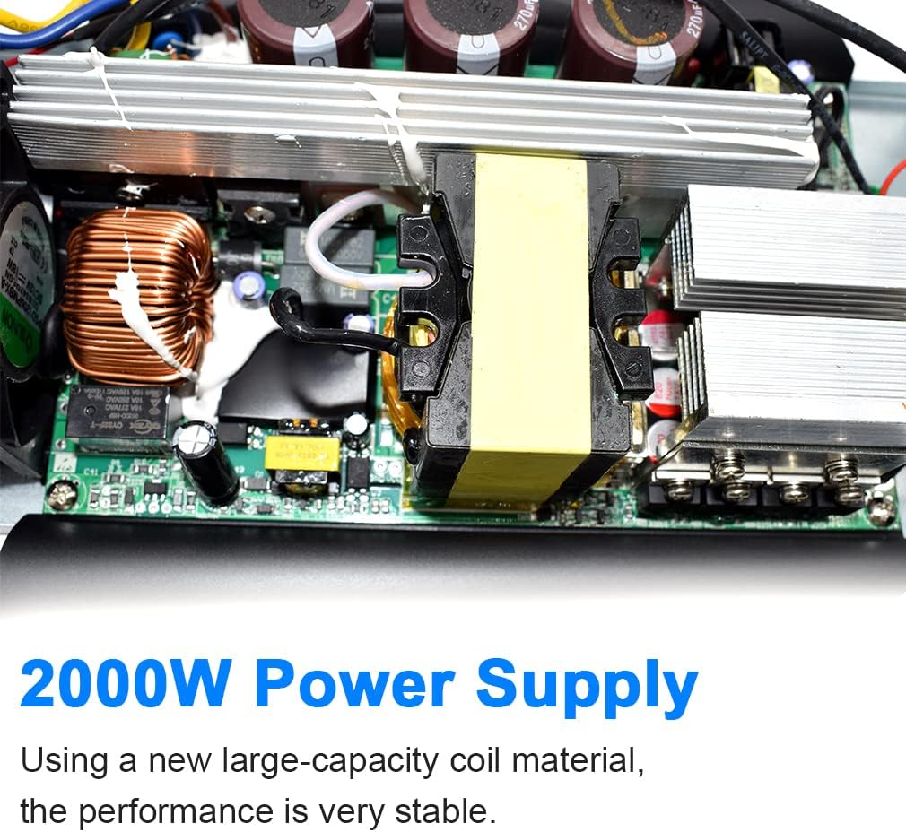 2000W 110-220V PSU 10x6 Pin Mining Power Supply R607169