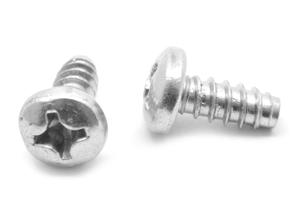#12-14 x 1/2 Phillips Pan Head Type B Stainless Steel 18-8 Sheet Metal Screw P8881