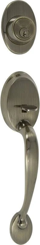 Single Cylinder Entrance Handleset, Satin Nickel R714