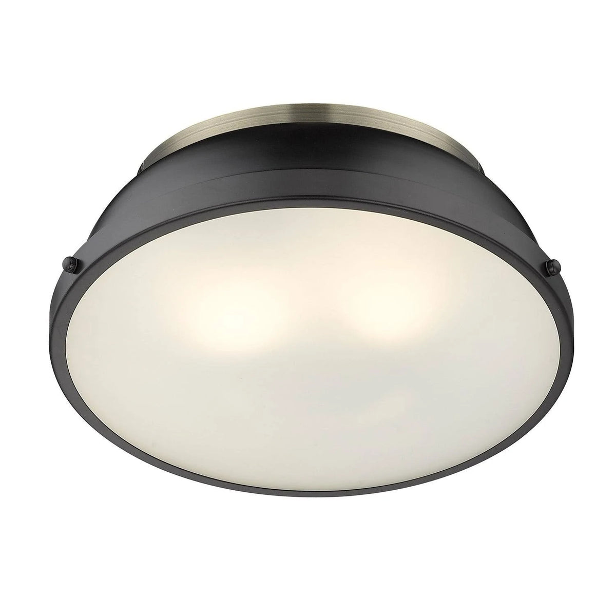 Black Red Flush Mount Light K440626