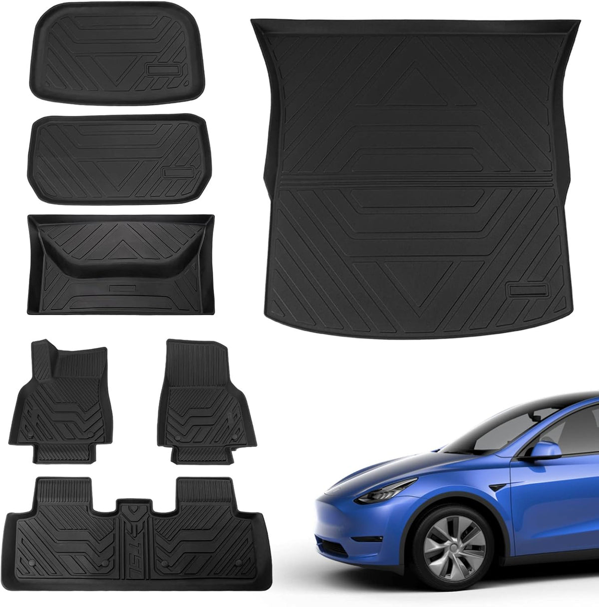 Tesla Model Y Trunk Mat Cargo Liner (A Set of Four) R375986