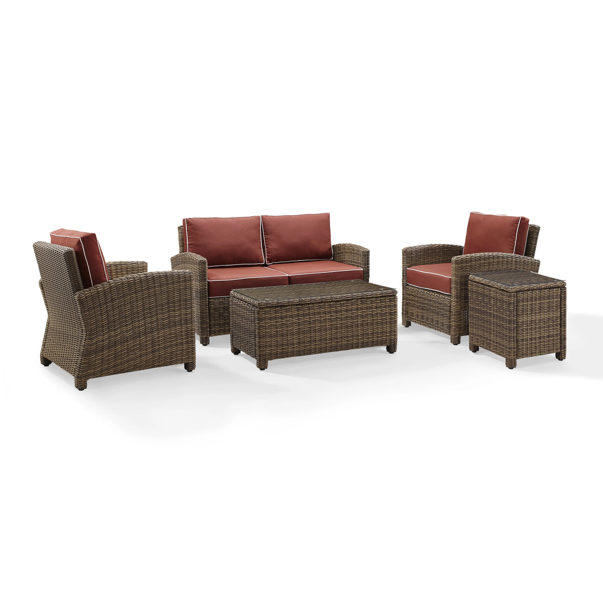 5 Piece Metal Patio Sofa Set B611