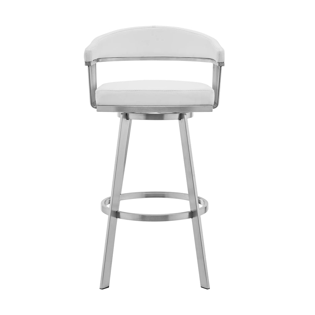 Faux Leather Swivel Bar Stool T24006