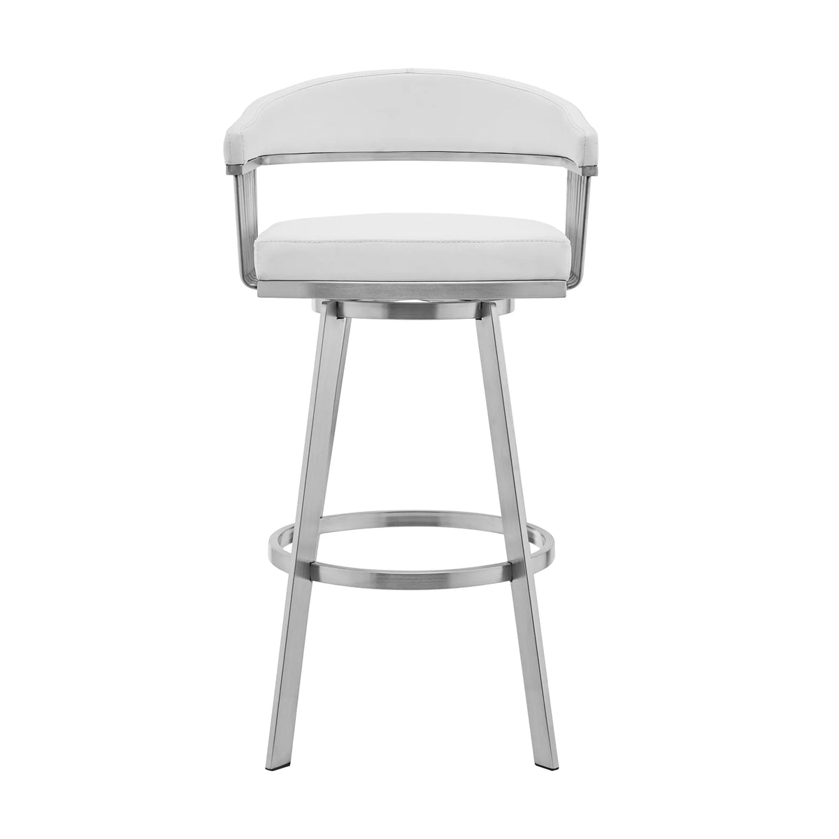 Faux Leather Swivel Bar Stool T24006