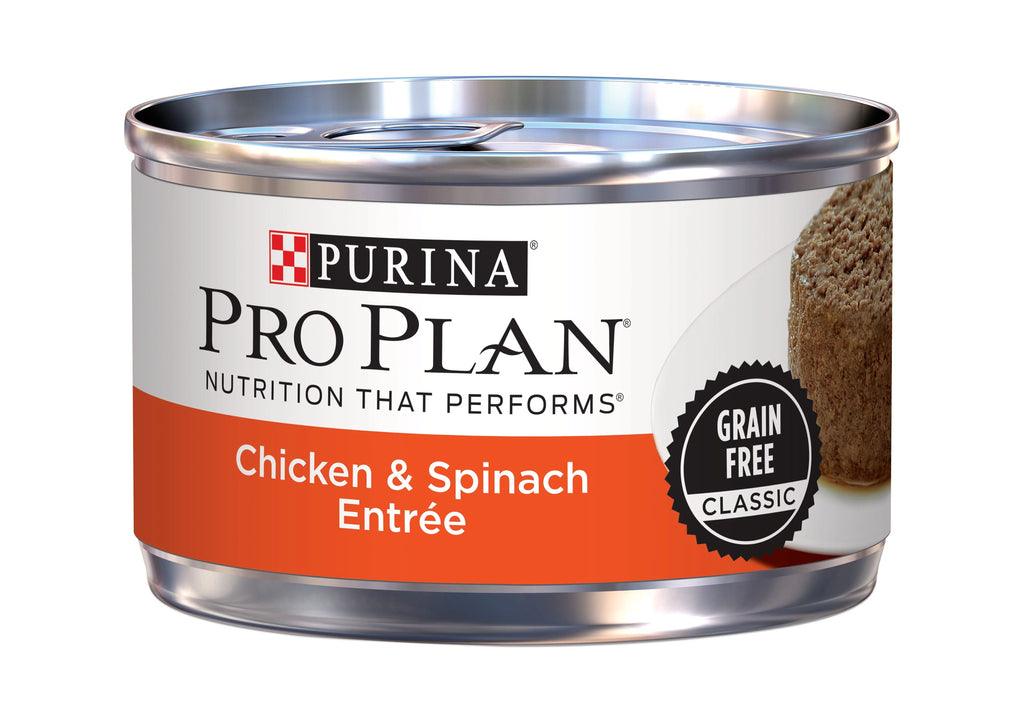 Chicken & Spinach Entree Canned Wet Cat Food, 3 oz. Can W785787