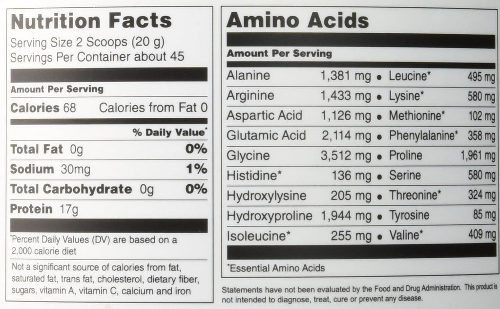 Beef Gelatin Powder, Non-GMO, Gluten & Dairy Free - 32 oz N4396