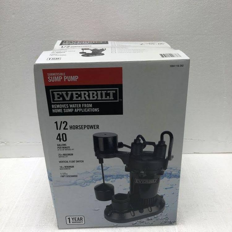 1/2 HP Submersible Aluminum Sump Pump Z793