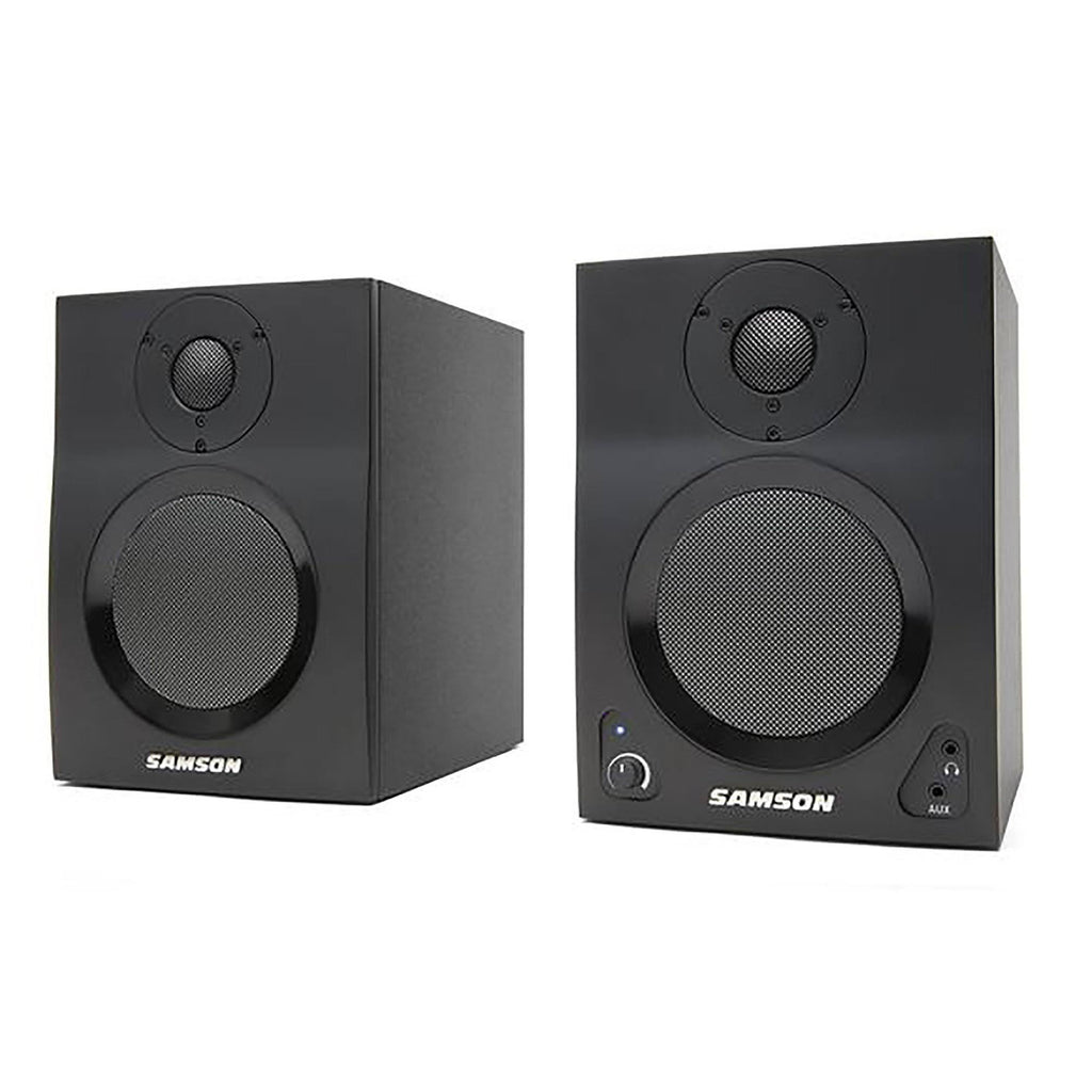 Black Satin 2-Way Monitor Speakers, Pair N132
