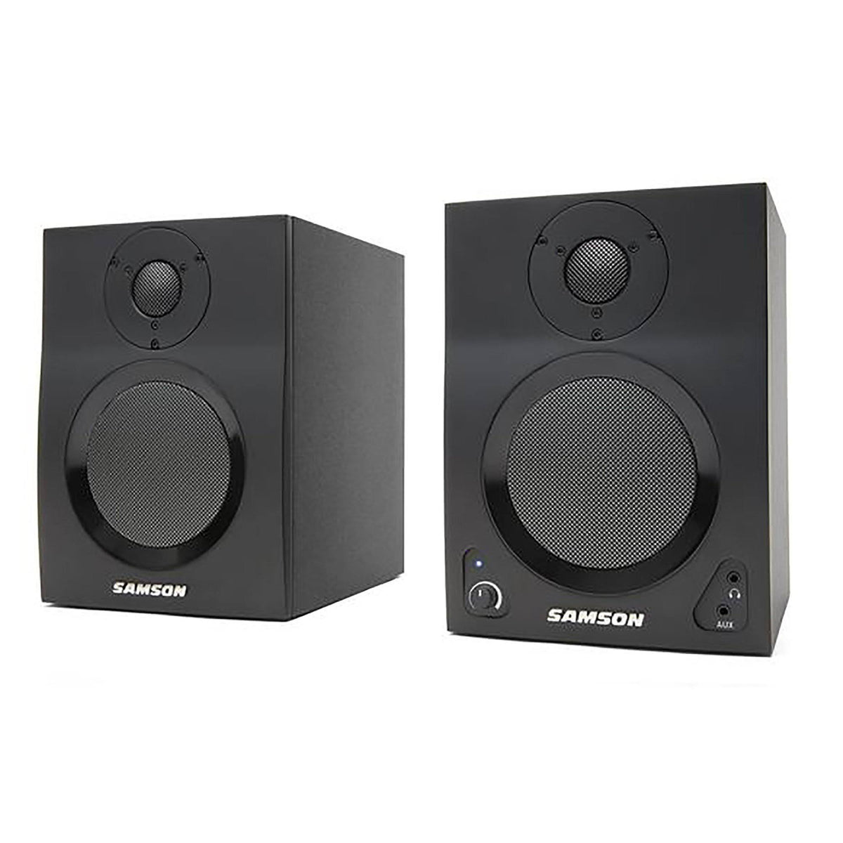 Black Satin 2-Way Monitor Speakers, Pair N132