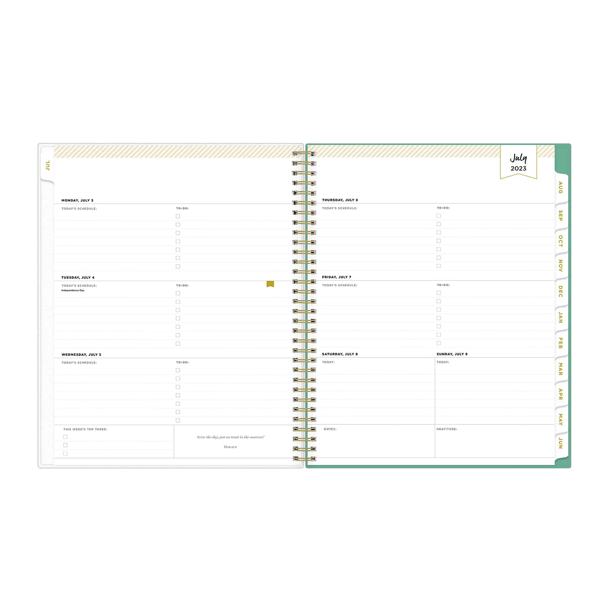 8.5x11 Weekly Monthly Planner G40492