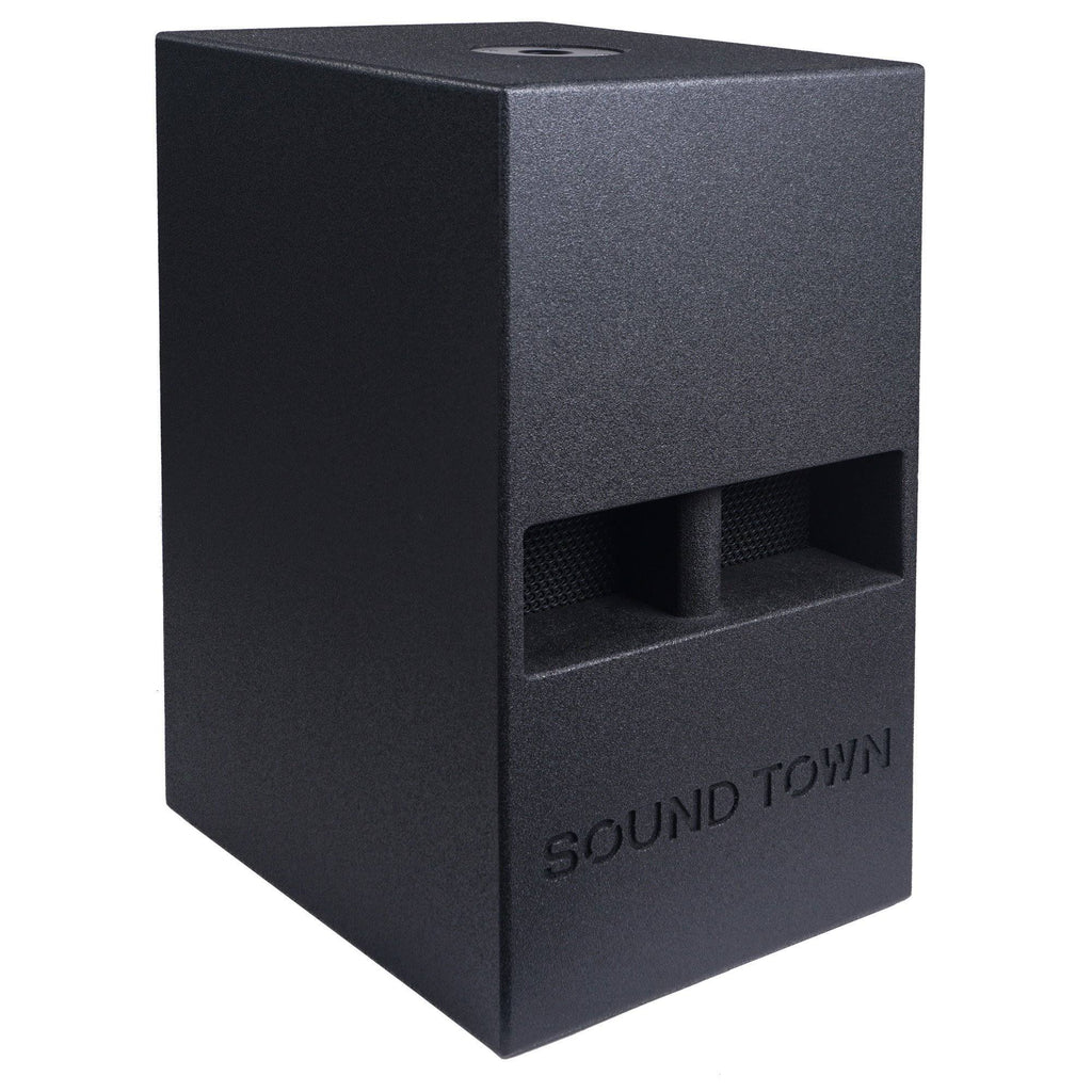 12” 800W Powered Pa/dj Subwoofer with Folded Horn Design, Black N821710