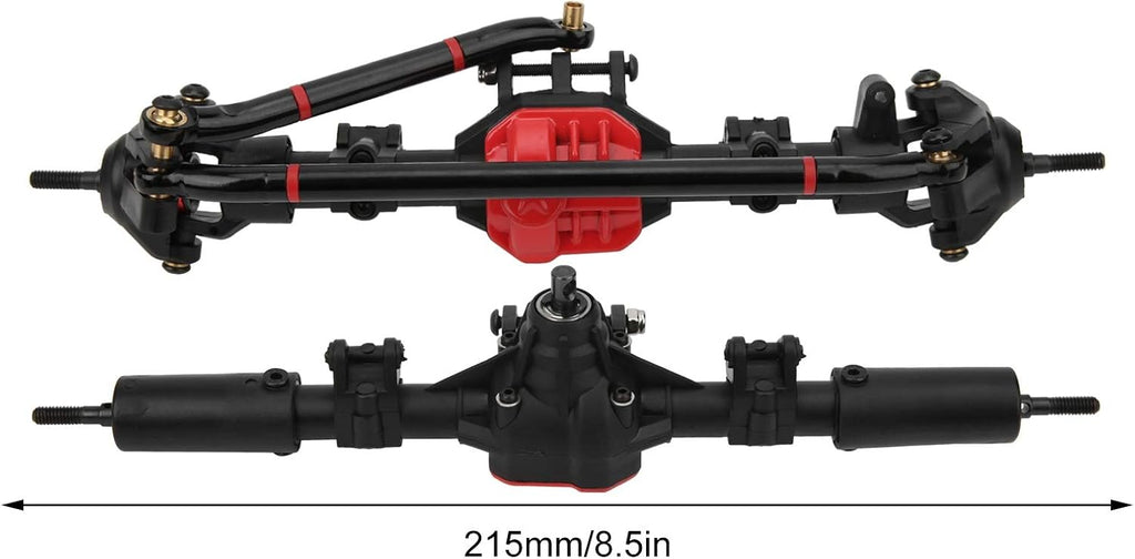 2pcs Metal Front Rear Drive Axle Shaft with 38T/15T Gear Teeth for 1/10 RC Car L635