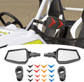 UTV Side Rear View Mirrors with LED Spot Lights Z130557
