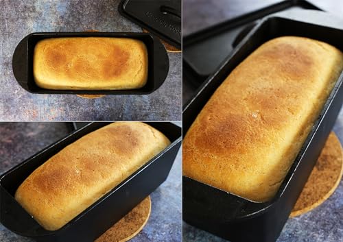 Pre-Seasoned Cast Iron Bread Pan with Lid J930825