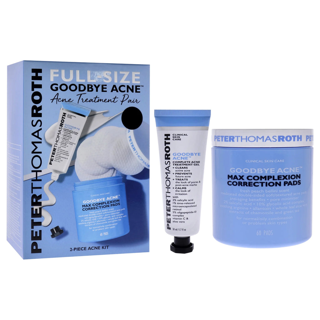 2 Pc 1.7oz Acne Treatment Gel, 60 Complexion Correction Pads U432922