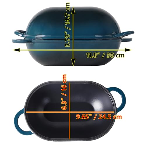 Pre-Seasoned Cast Iron Bread Pan with Lid J930825