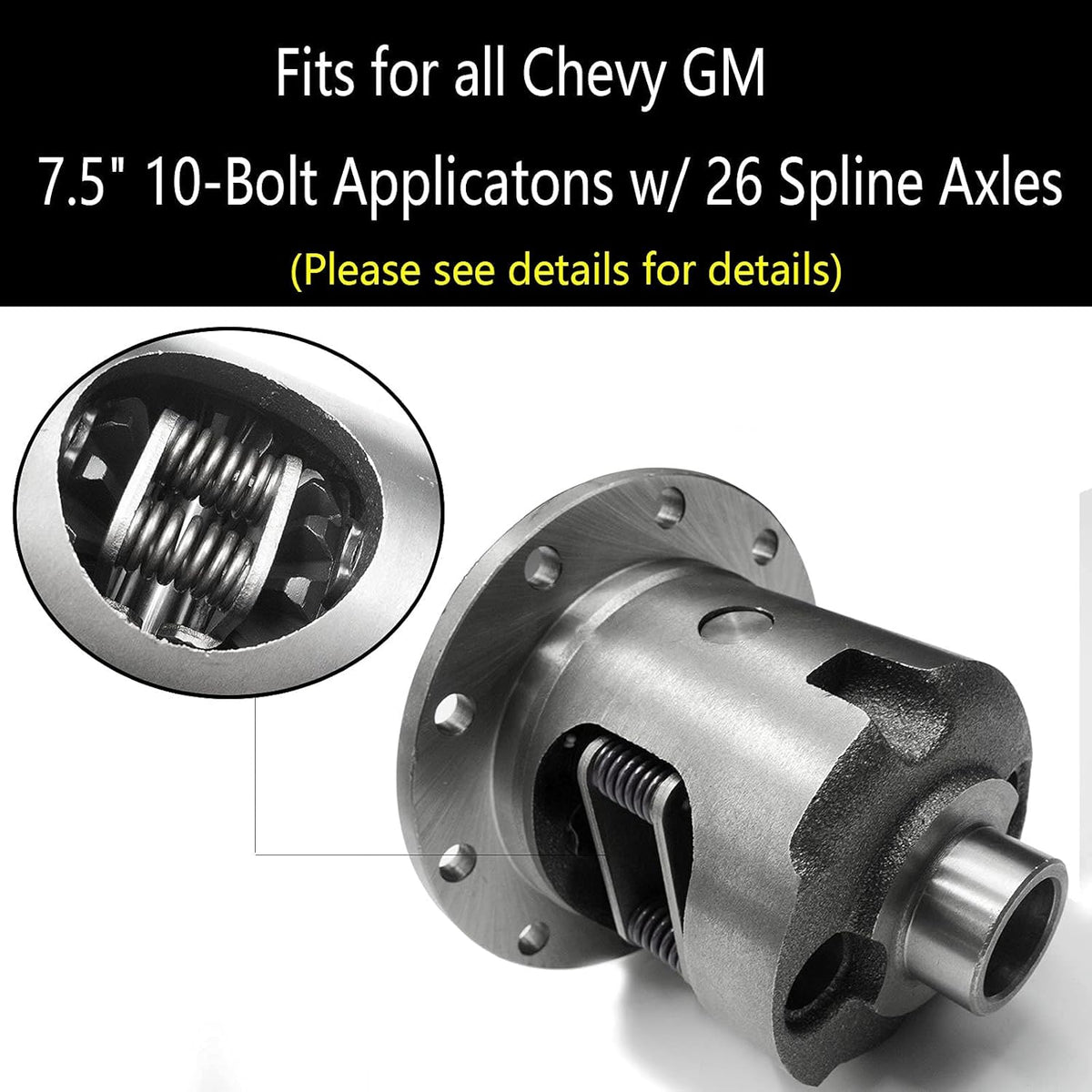Limited Slip Differential for Chevy GM 7.5" / 7.625'' 10 Bolt Rear End P38796