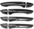 Carbon Fiber ABS 4PCS Door Handle Covers U32368