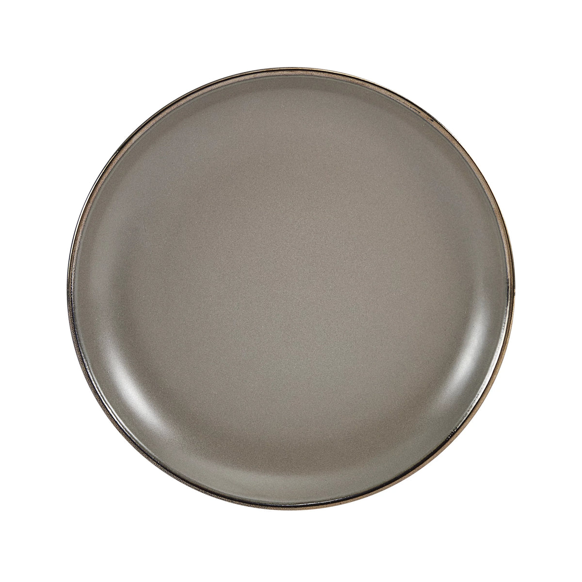 12-piece Stoneware Dinnerware set in Gray Y893551