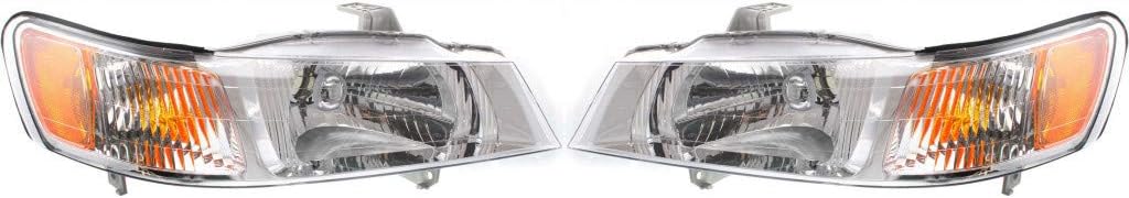 Headlight Assembly Pair for Honda Odyssey 1999-2004 D357