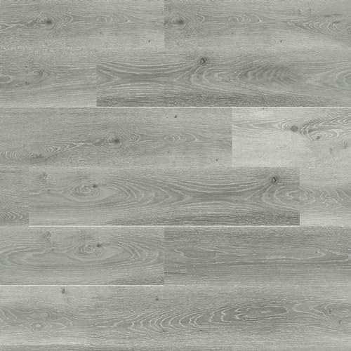 Interlocking Luxury Vinyl Flooring Tiles 10 Wood-Look Planks 24.5 Sq. Feet Y679