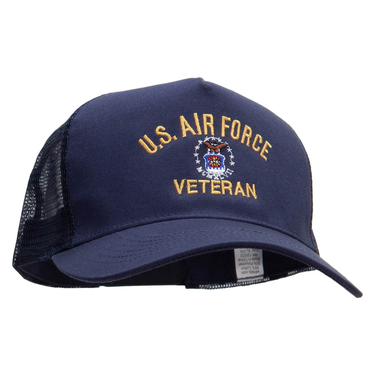 Navy Trucker Mesh Cap X1228