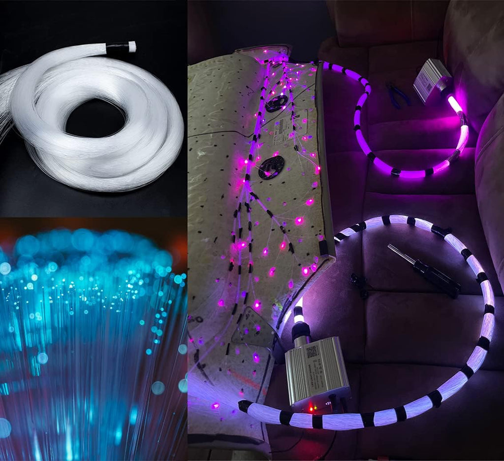 300pcs 0.75mm 9.8ft LED Fiber Optic Star Ceiling Light Kit G3280